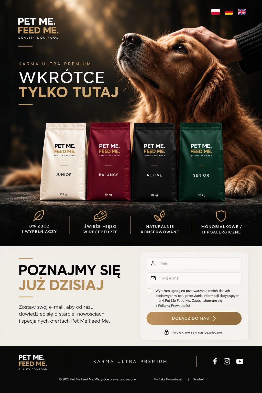 Pet Me Feed Me — Karma Ultra Premium